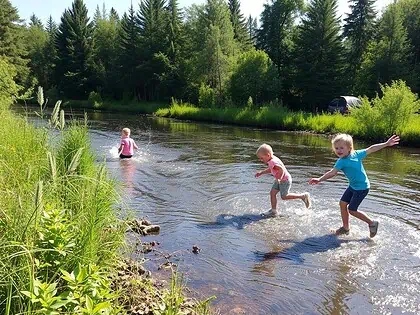 Активный отдых в Подмосковье с детьми